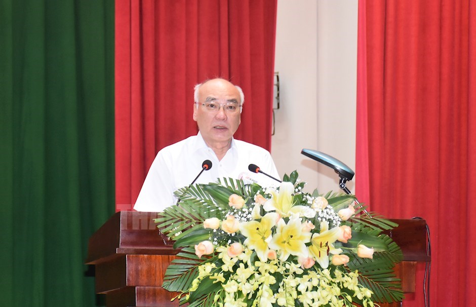 Trưởng Ban Tuyên giáo Thành ủy TP. Hồ Chí Minh Phan Nguyễn Như Khuê phát biểu tại chương trình